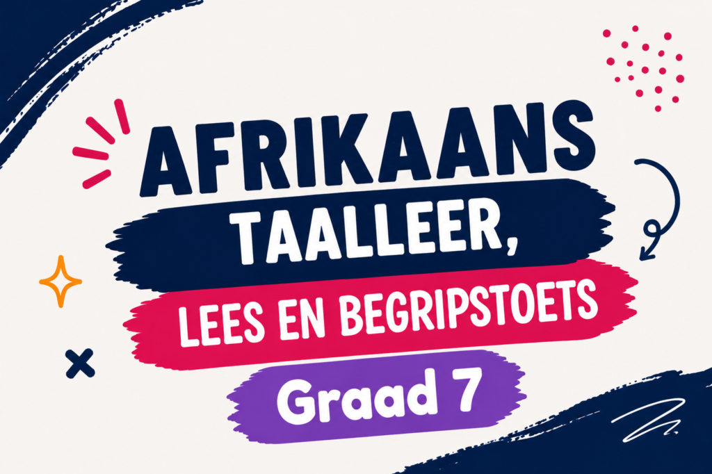 Afrikaanse Taalleer, Lees- en Begripstoets Graad 7